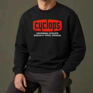 Pretty Universal Cyclops Specialty Steel Division Logo Sweater