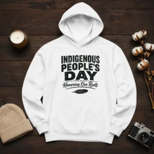 Nice Indigenous Peoples Day Pride Silhouette (2) Hoodie