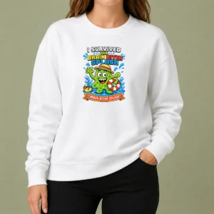 Pretty Nice Brain Biter Splash Pixel Survival Sweater