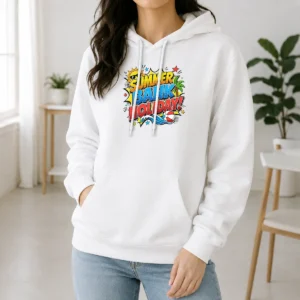 Pretty Pop Art Comic Summer Bank Holiday Beach Ball Wave Hoodie