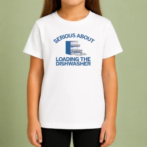 Premium Pretty Serious About Loading The Dishwasher Kitchen Kids T-Shirt