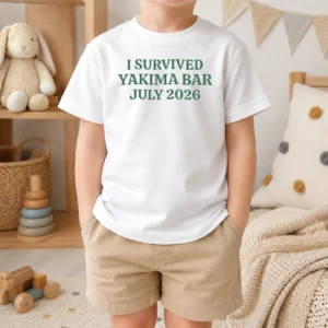 Premium Good I Survived Yakima Bar July 2026 Kids T-Shirt