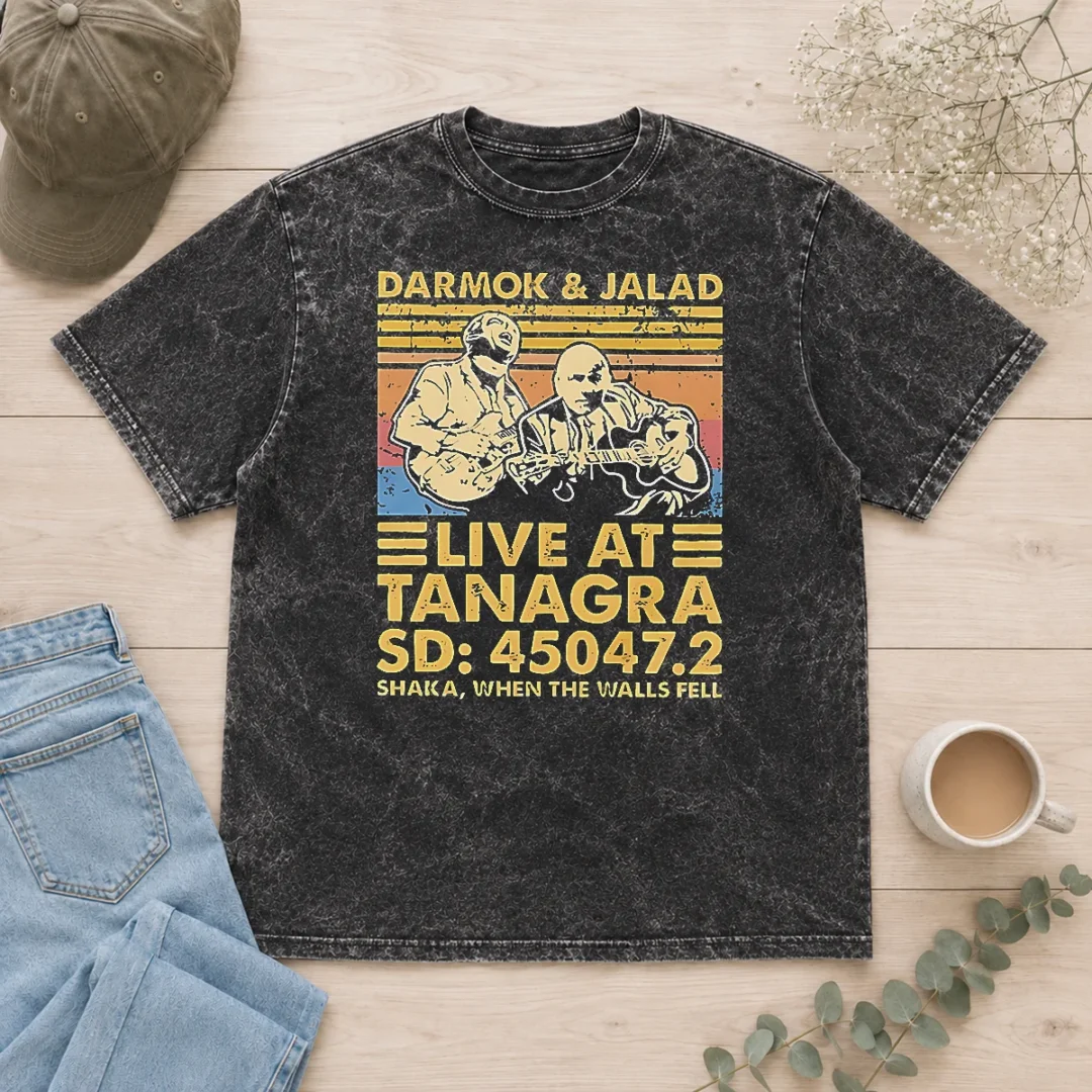 happy-awesome-vintage-darmok-and-jalad-live-at-tanagra-shaka-when-the-walls-fell-washed-t-shirt Happy Awesome Vintage Darmok And Jalad Live At Tanagra Shaka When The Walls Fell Washed T-Shirt