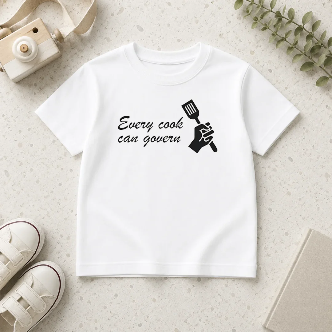 happy-good-every-cook-can-govern-cooking-chef-political-kids-t-shirt Happy Good Every Cook Can Govern Cooking Chef Political Kids T-Shirt
