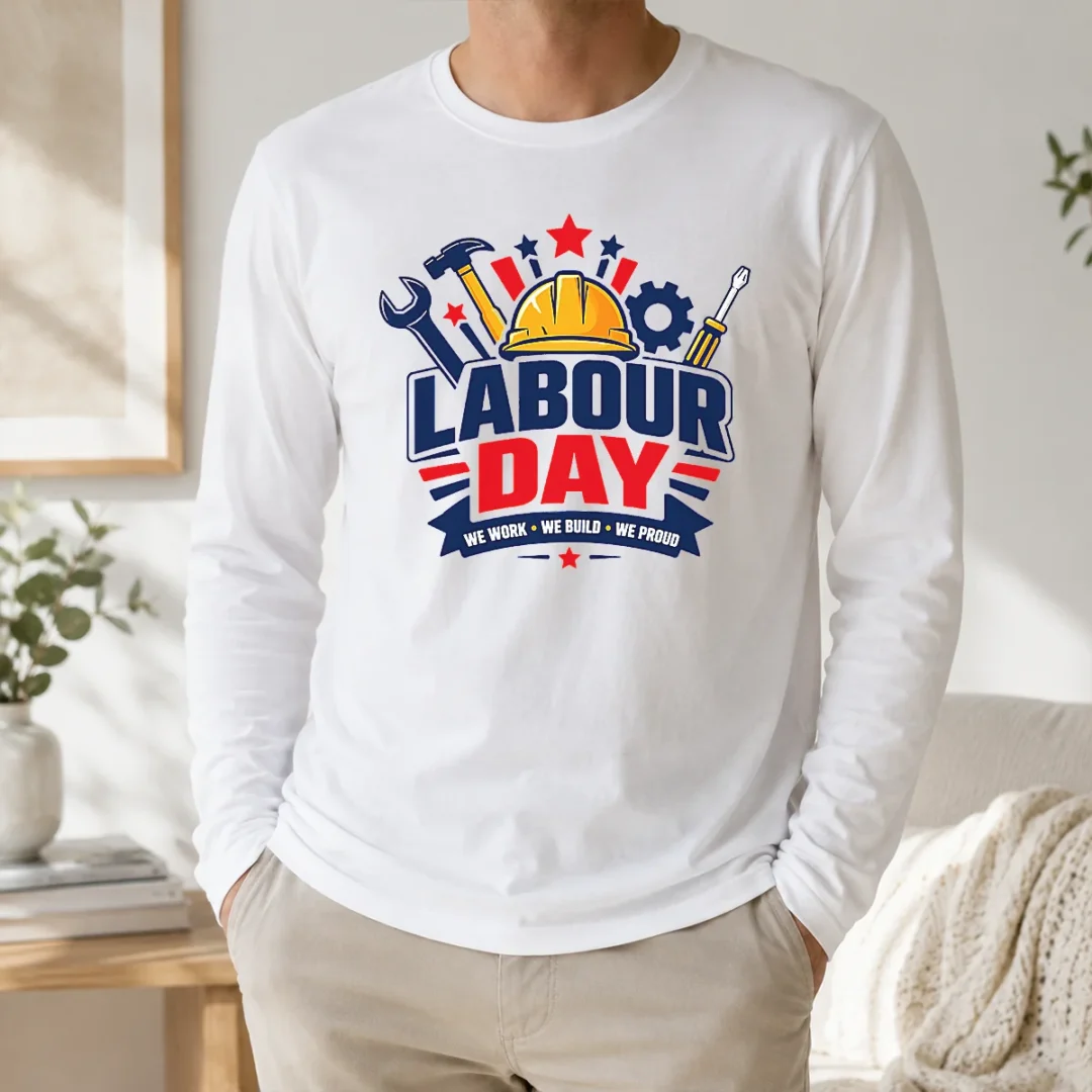 Happy Good Labour Day We Work Build Proud Multi Tool Badge Long Sleeve Shirt Happy Good Labour Day We Work Build Proud Multi Tool Badge Long Sleeve Shirt