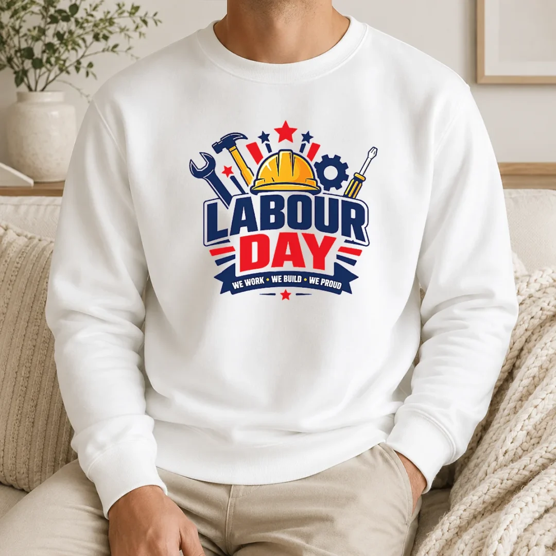 Happy Good Labour Day We Work Build Proud Multi Tool Badge Sweater Happy Good Labour Day We Work Build Proud Multi Tool Badge Sweater