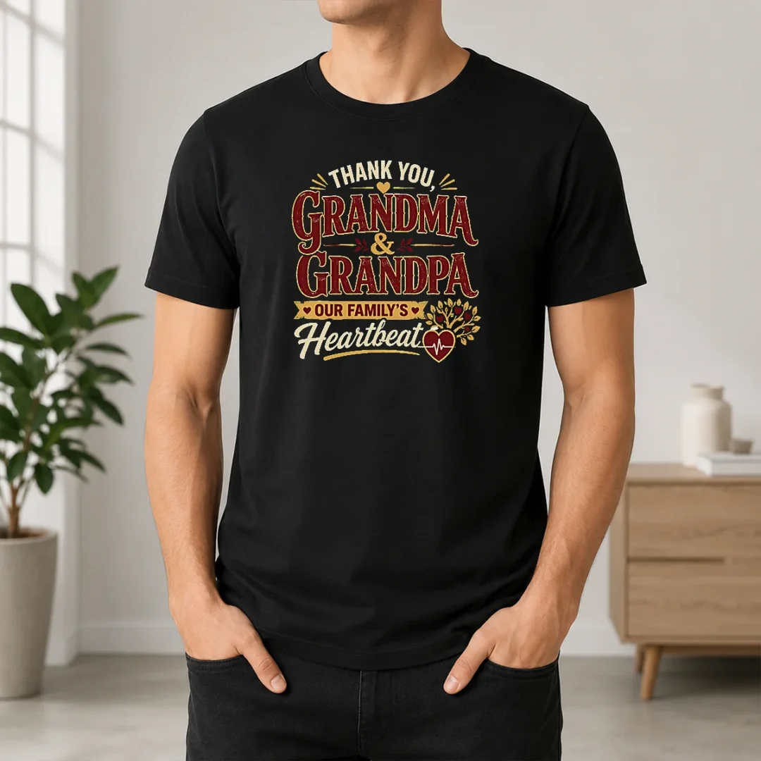 Happy Hot Grandparents Day Thank You Typography For Family Gifts t shirt Happy Hot Grandparents Day Thank You Typography For Family Gifts