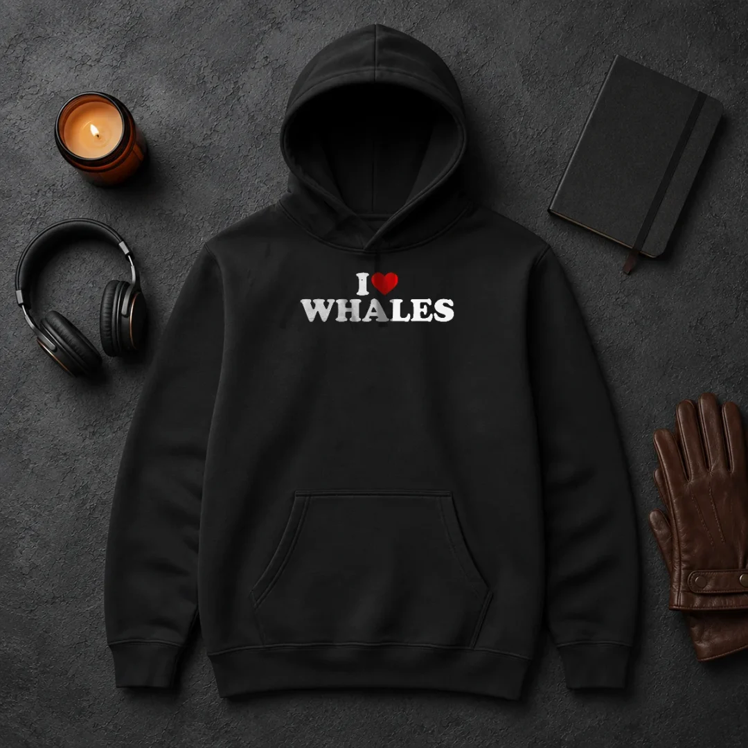 Happy Nice I Love Whales Hoodie Happy Nice I Love Whales Hoodie
