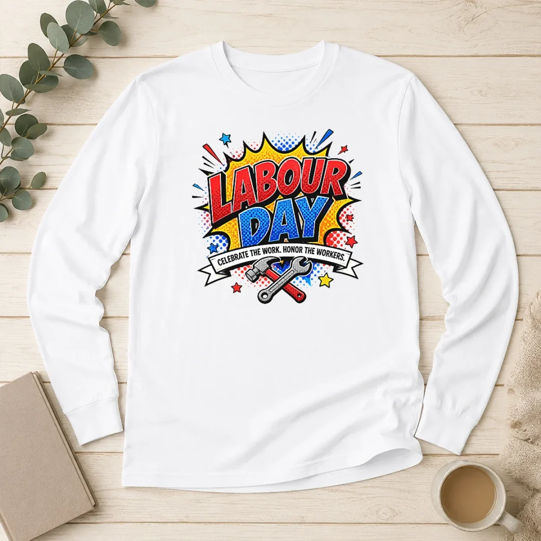 happy-official-pop-art-comic-labour-day-celebrate-workers-long-sleeve-shirt Happy Official Pop Art Comic Labour Day Celebrate Workers Long Sleeve Shirt