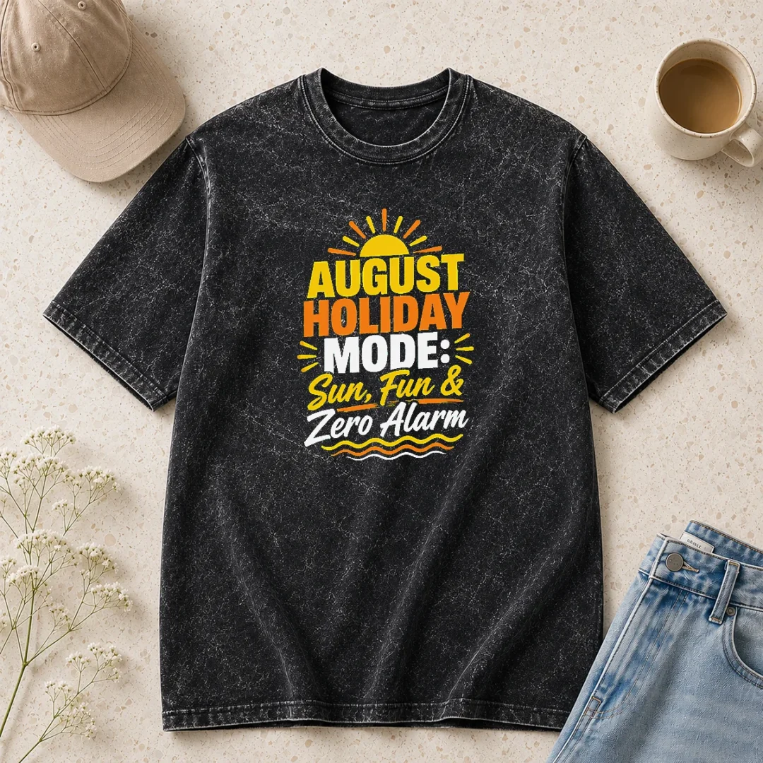 happy-original-august-holiday-typography-with-fun-summer-vibes-washed-t-shirt Happy Original August Holiday Typography With Fun Summer Vibes Washed T-Shirt