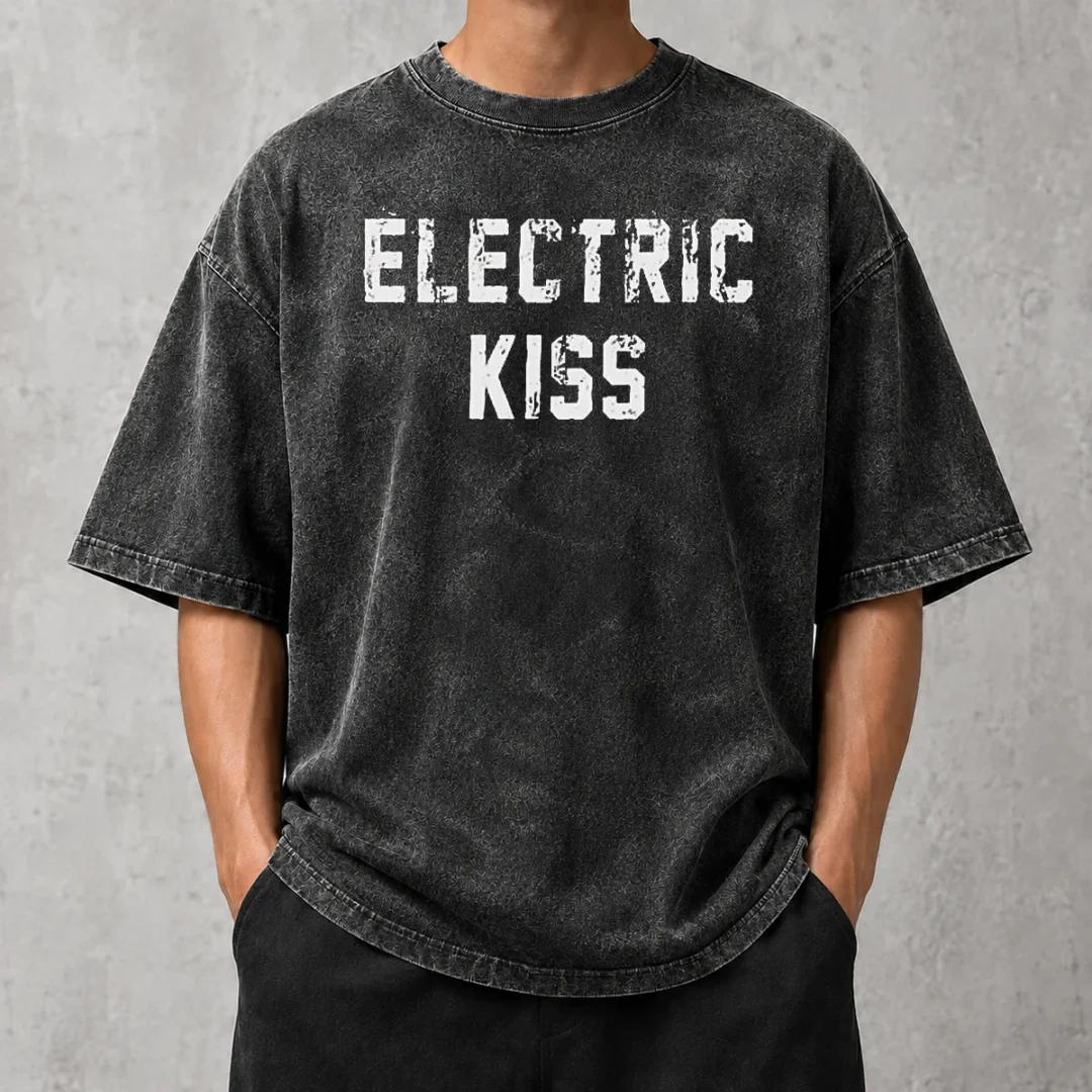 happy-original-jennie-blackpink-electric-kiss-washed-t-shirt Happy Original Jennie Blackpink Electric Kiss Washed T-Shirt