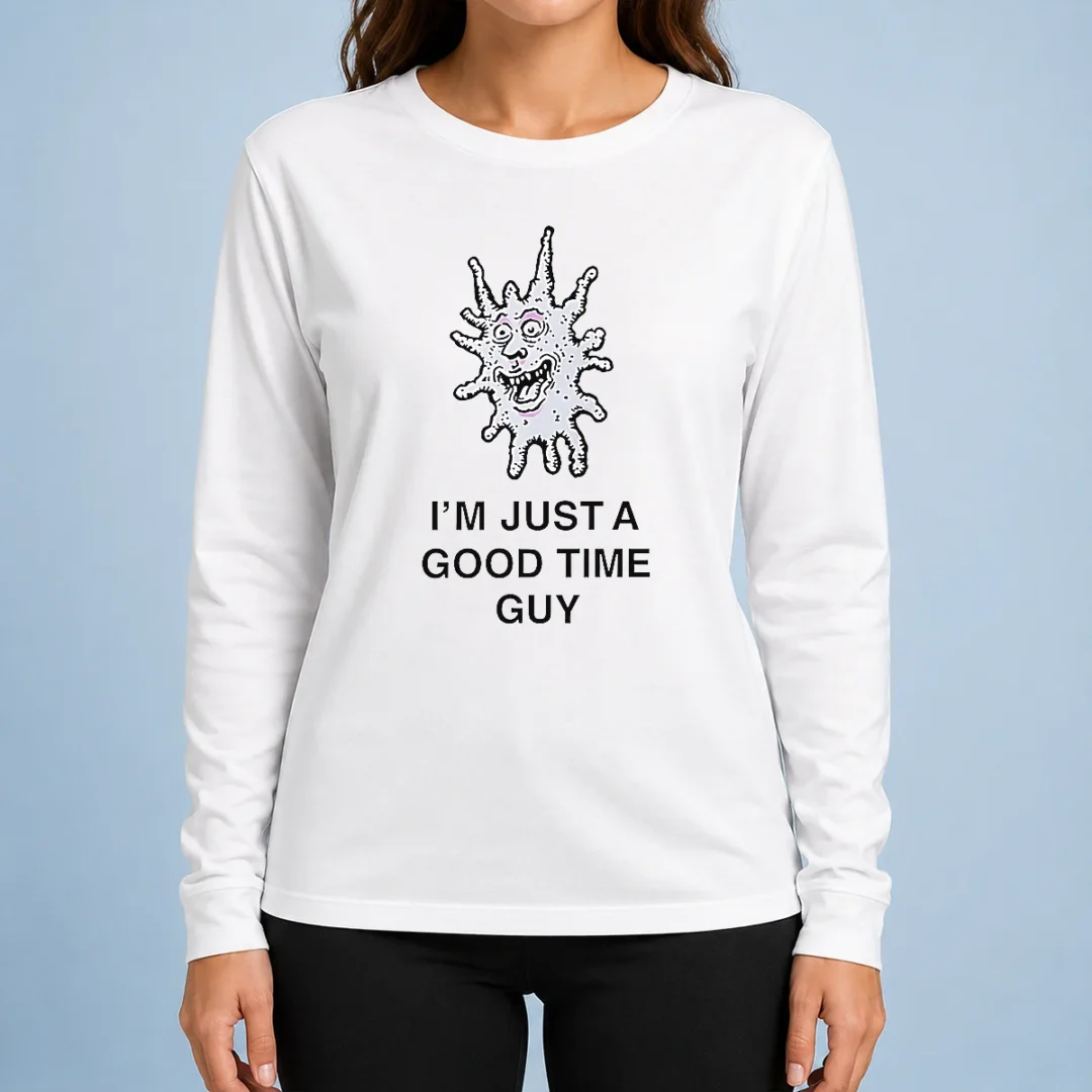 happy-premium-i-m-just-a-good-time-guy-whimsical-creature-long-sleeve-shirt Happy Premium I'M Just A Good Time Guy Whimsical Creature Long Sleeve Shirt