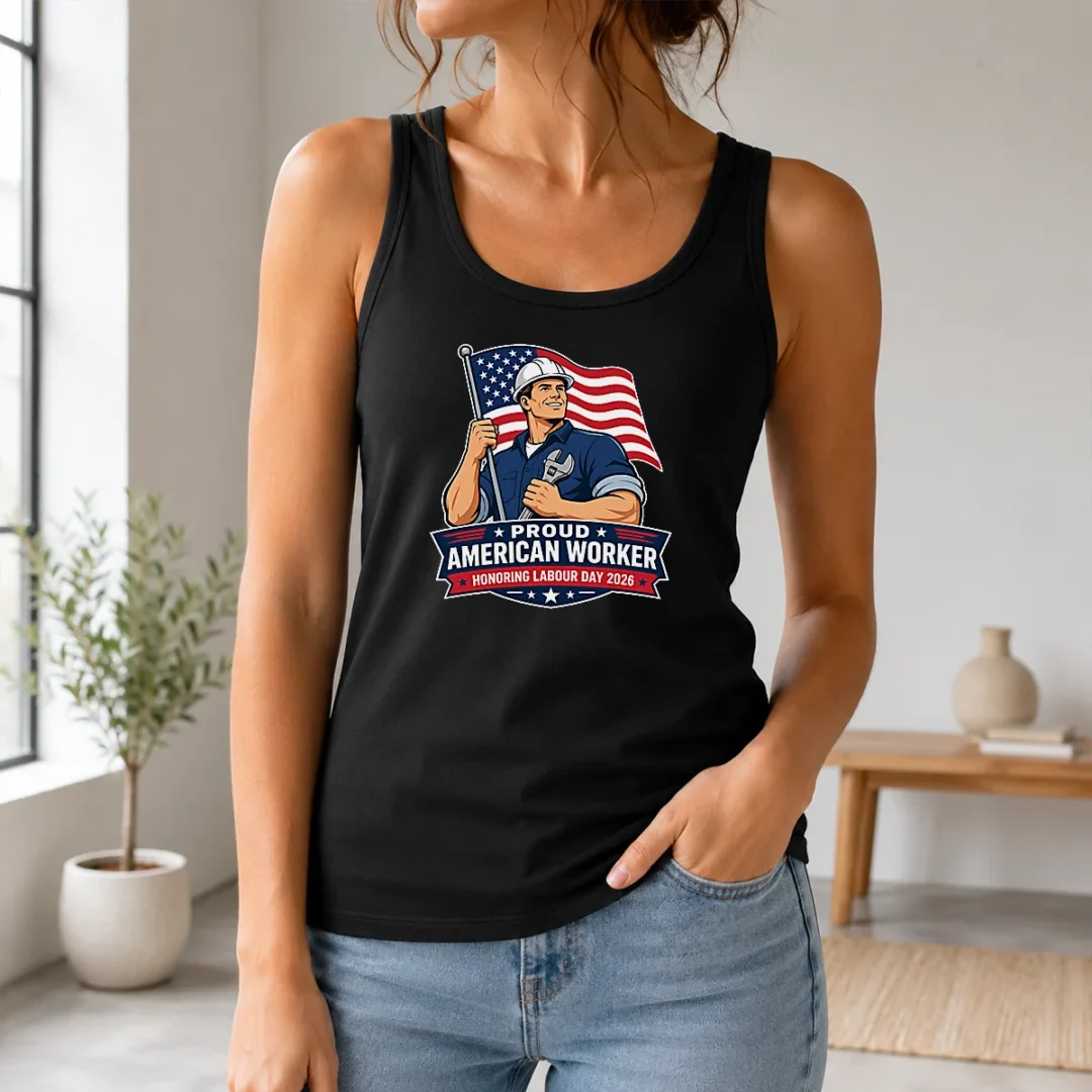 Happy Premium Labour Day Proud American Worker Vector Tank Top Happy Premium Labour Day Proud American Worker Vector Tank Top