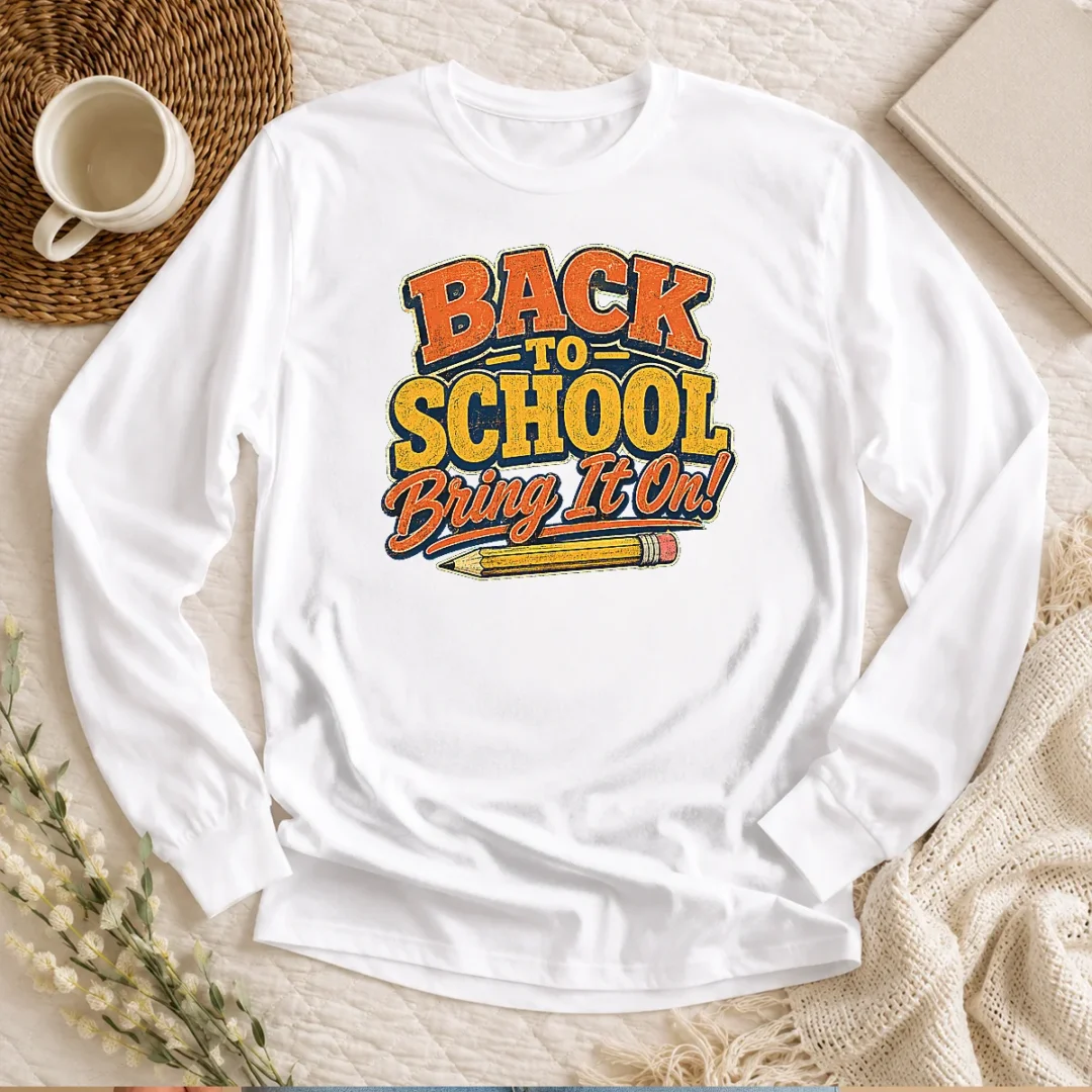 happy-pretty-back-to-school-vintage-typography-for-proud-students-long-sleeve-shirt Happy Pretty Back To School Vintage Typography For Proud Students Long Sleeve Shirt
