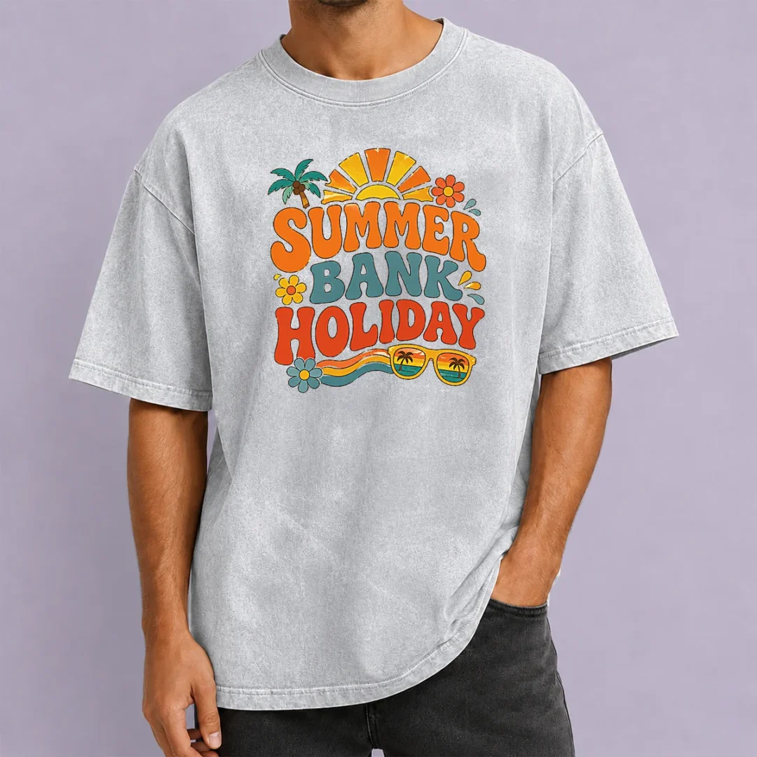 happy-pretty-retro-70s-summer-bank-holiday-flower-power-washed-t-shirt Happy Pretty Retro 70s Summer Bank Holiday Flower Power Washed T-Shirt