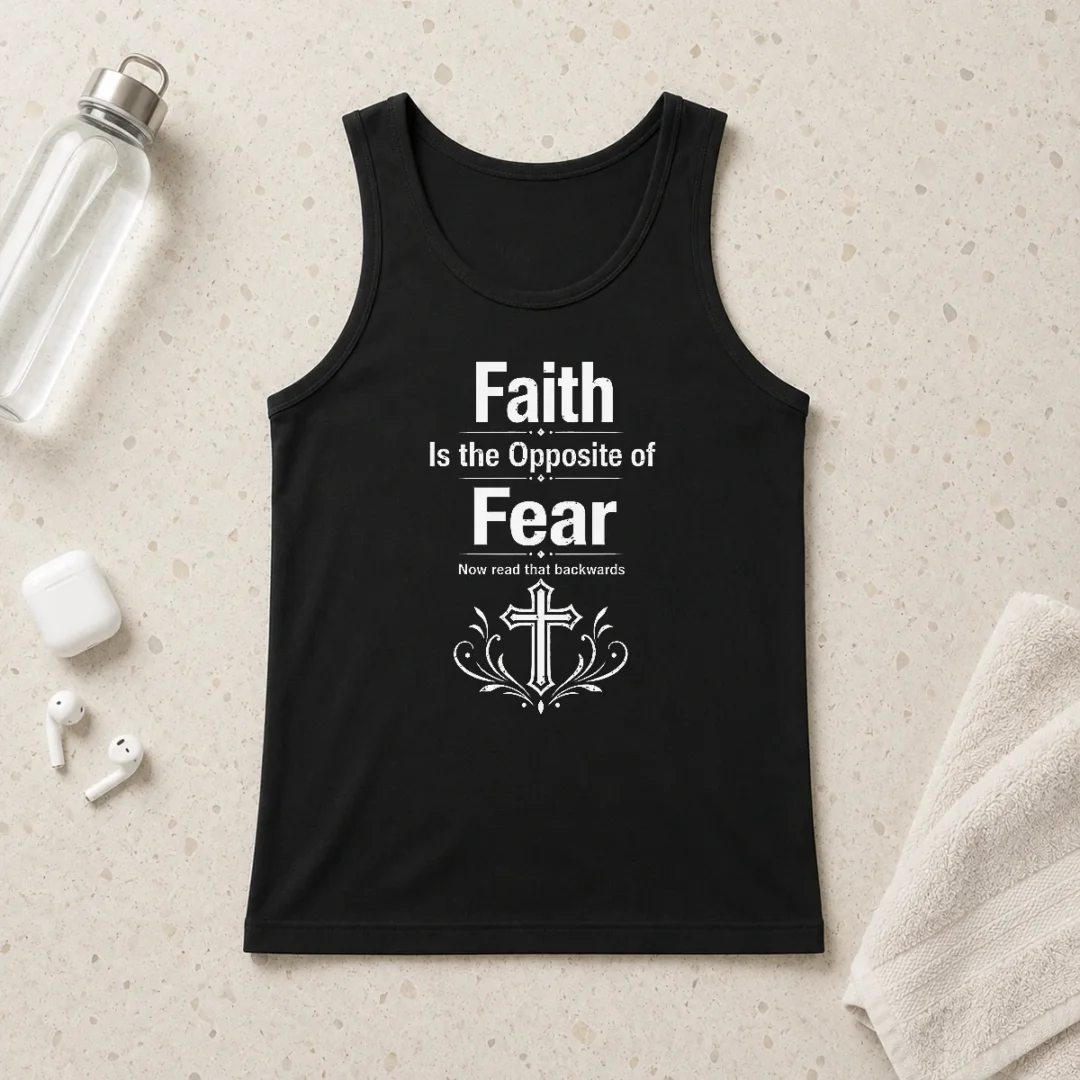 happy-top-faith-is-the-opposite-of-fear-now-read-that-backwards-tank-top Happy Top Faith Is The Opposite Of Fear Now Read That Backwards Tank Top