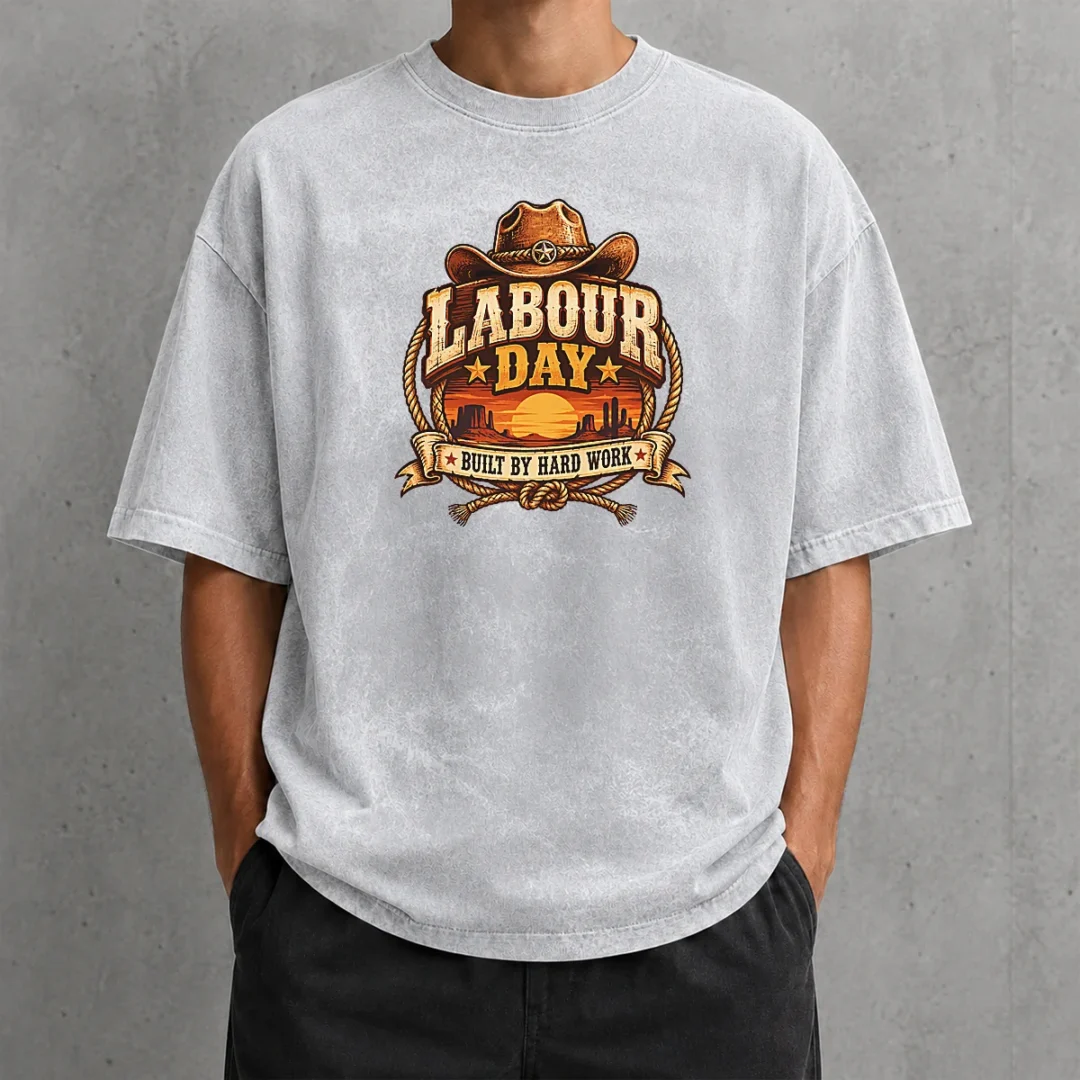 happy-top-labour-day-built-by-hard-work-desert-sunset-cowboy-washed-t-shirt Happy Top Labour Day Built By Hard Work Desert Sunset Cowboy Washed T-Shirt