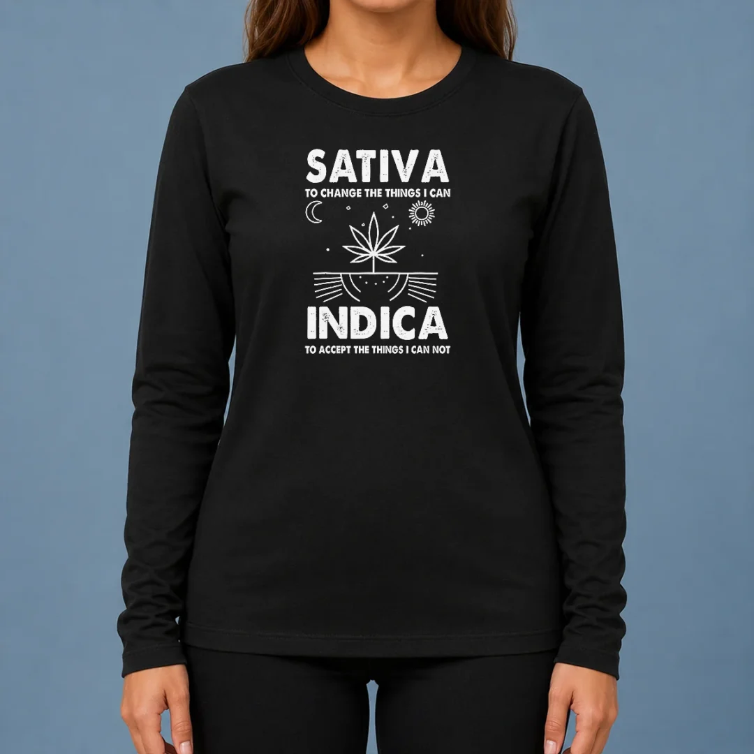 happy-top-sativa-to-change-the-things-i-can-indica-to-accept-the-things-i-can-not-long-sleeve-shirt-1 Happy Top Sativa To Change The Things I Can Indica To Accept The Things I Can Not Long Sleeve Shirt