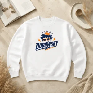 Good Top Dubowsky Cool King Crown Sunglasses Mascot Logo Sweater