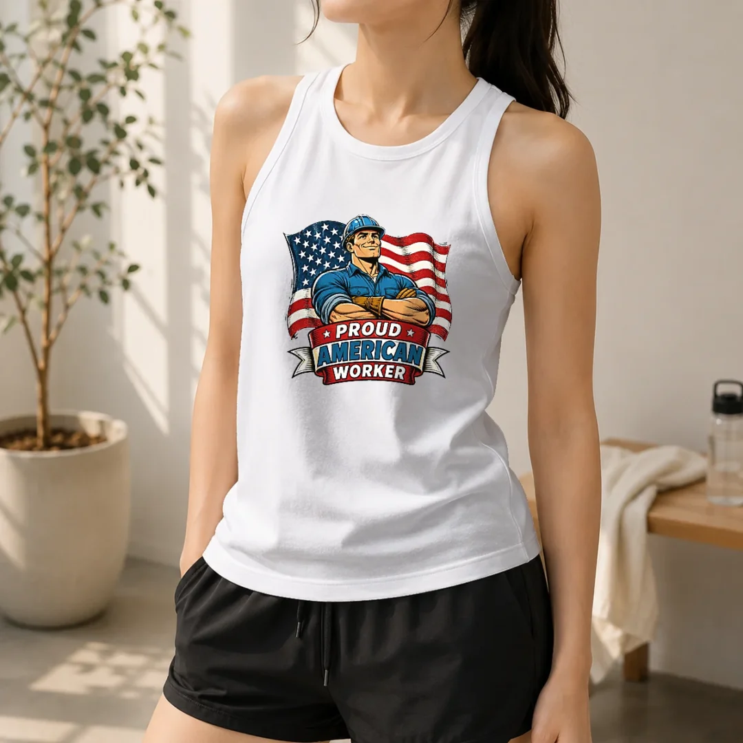 hot-awesome-labour-day-proud-american-worker-comic-tank-top Hot Awesome Labour Day Proud American Worker Comic Tank Top