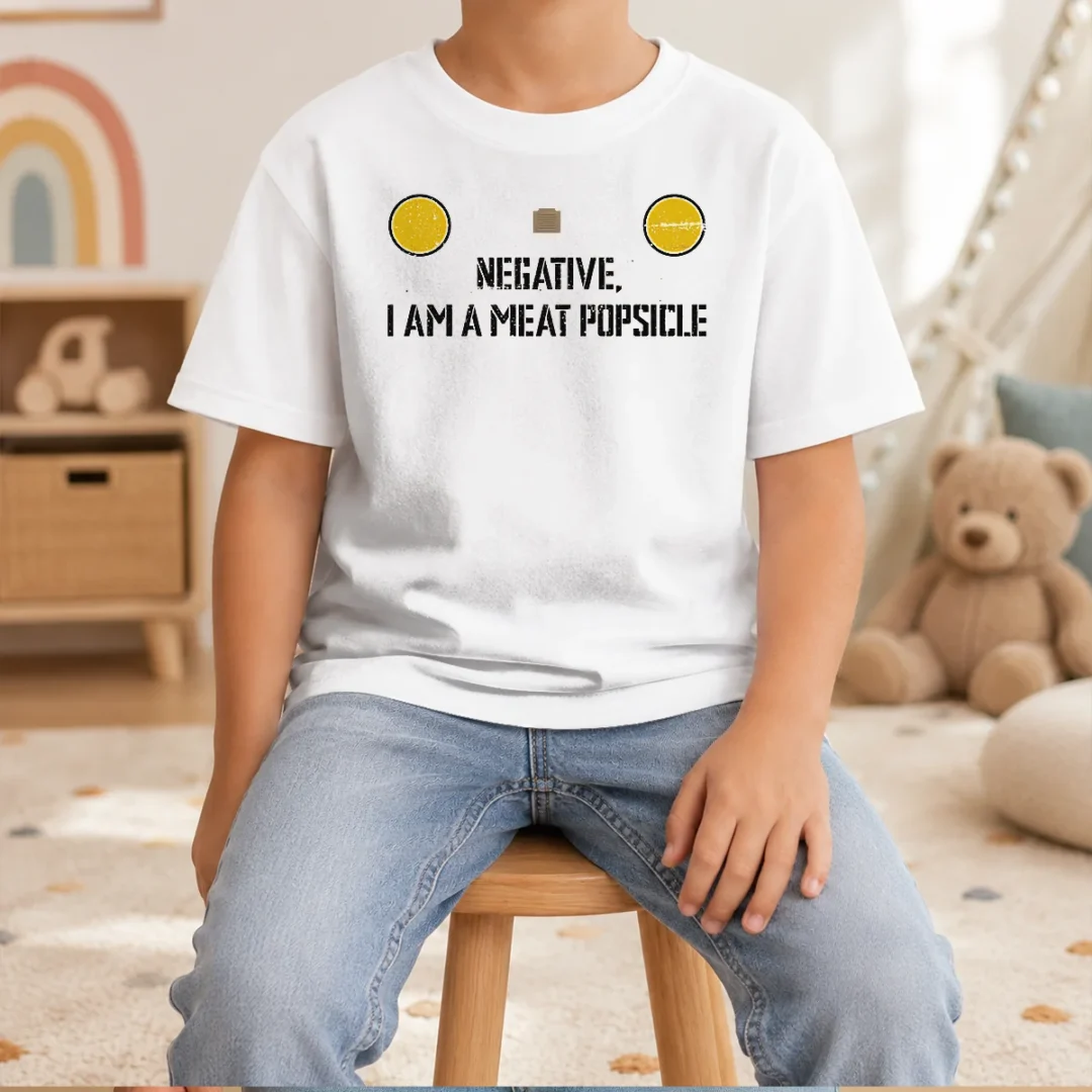 hot-awesome-negative-i-am-a-meat-popsicle-geek-kids-t-shirt Hot Awesome Negative I Am A Meat Popsicle Geek Kids T-Shirt