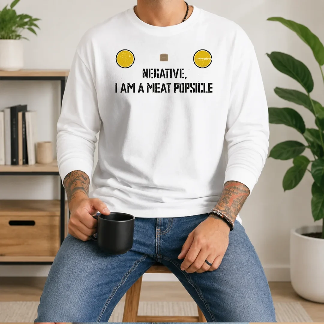 hot-awesome-negative-i-am-a-meat-popsicle-geek-long-sleeve-shirt Hot Awesome Negative I Am A Meat Popsicle Geek Long Sleeve Shirt