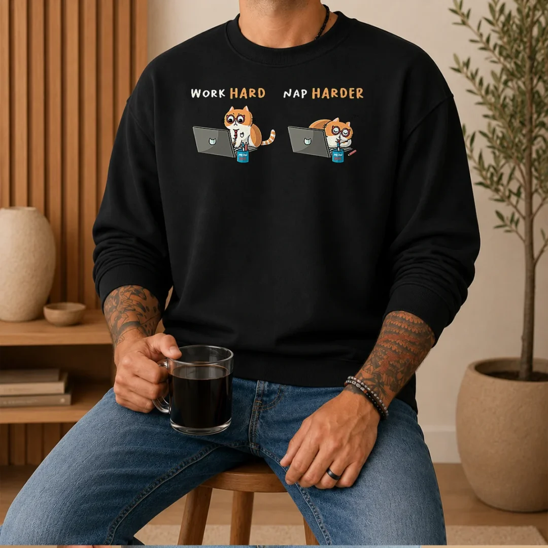 hot-awesome-work-hard-nap-harder-sweater Hot Awesome Work Hard Nap Harder Shirt - Image 7