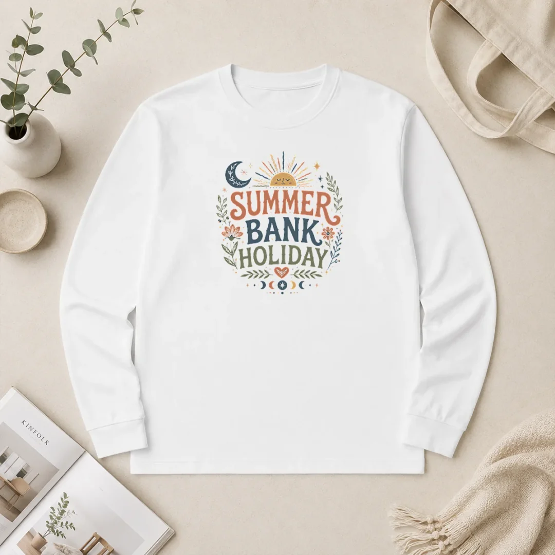 Hot Boho Celestial Summer Bank Holiday Moon Sun Floral Long Sleeve Shirt Hot Boho Celestial Summer Bank Holiday Moon Sun Floral Long Sleeve Shirt