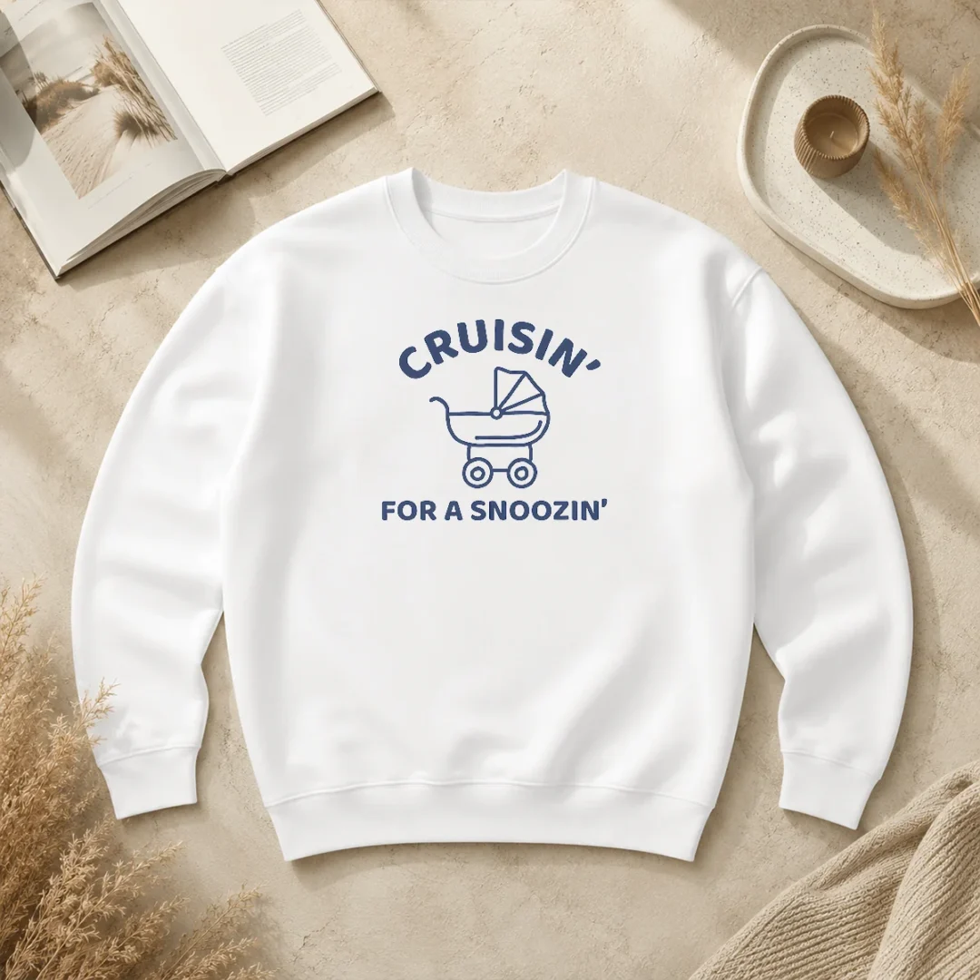 Hot Cruisin' For A Snoozin' Baby Stroller Napping Sweater Hot Cruisin' For A Snoozin' Baby Stroller Napping Sweater