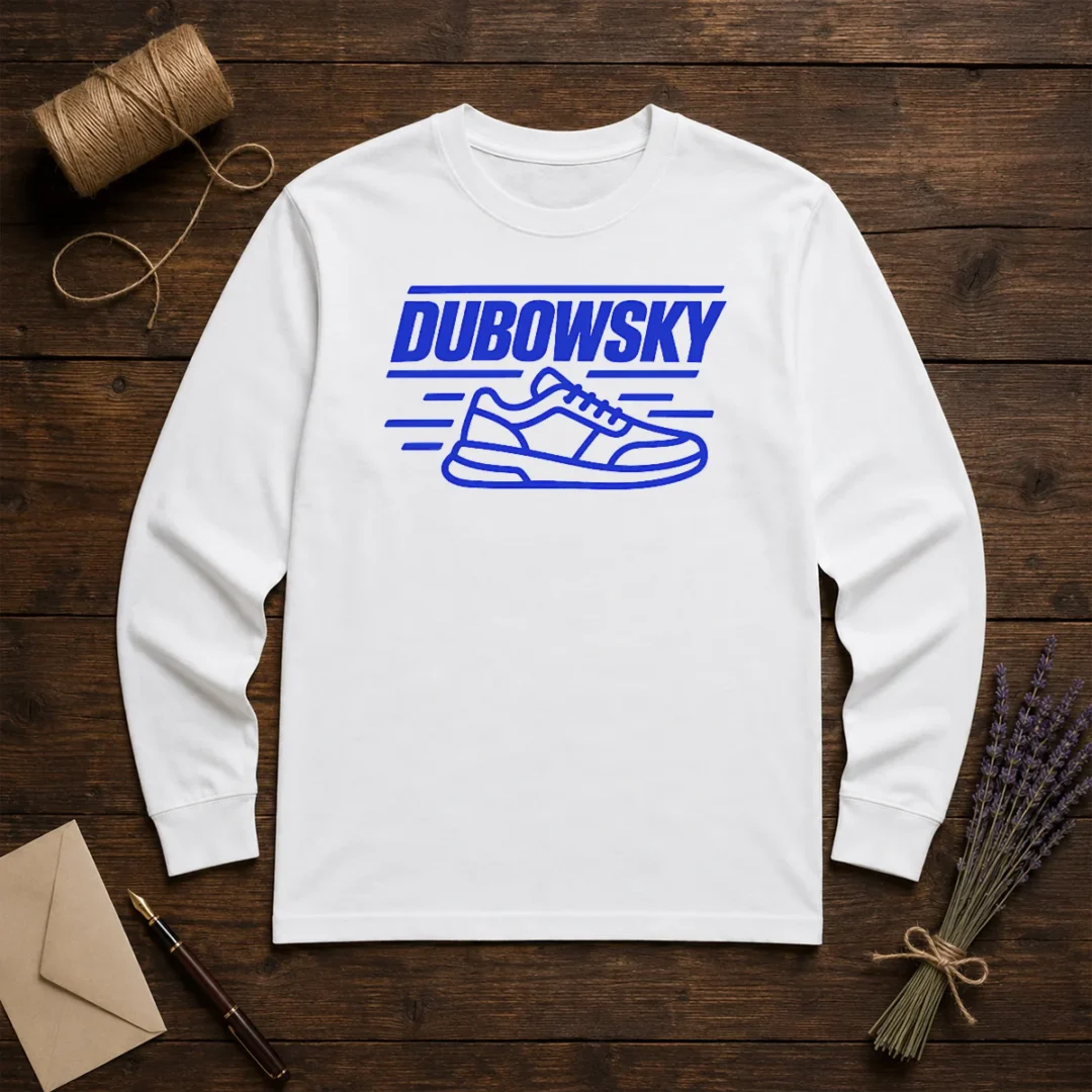 hot-dubowsky-sneaker-speed-lines-minimalist-logo-long-sleeve-shirt Hot Dubowsky Sneaker Speed Lines Minimalist Logo Long Sleeve Shirt