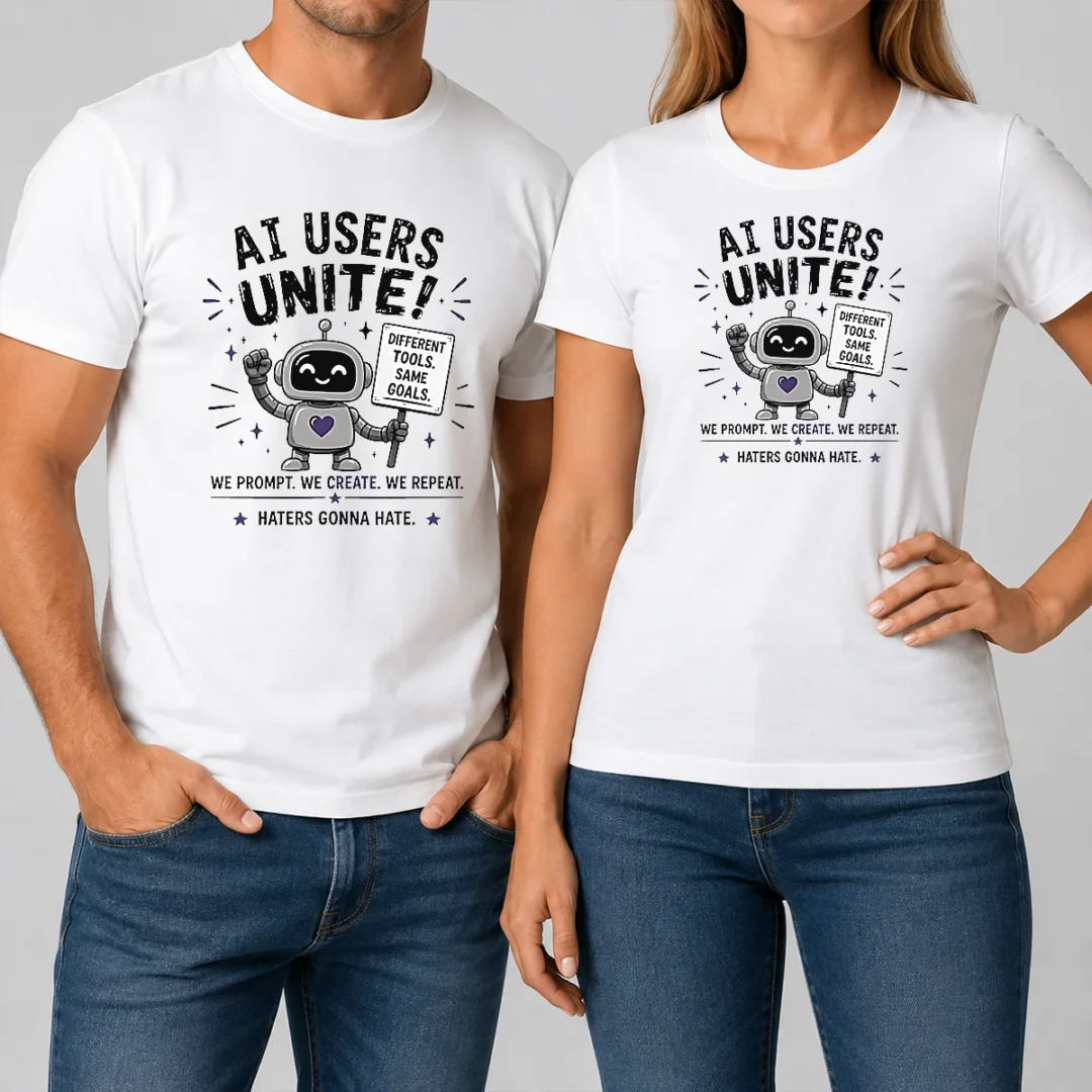 hot-funny-ai-users-unite-we-we-create-we-repeat-t-shirt-1 Hot Funny AI Users Unite We We Create We Repeat