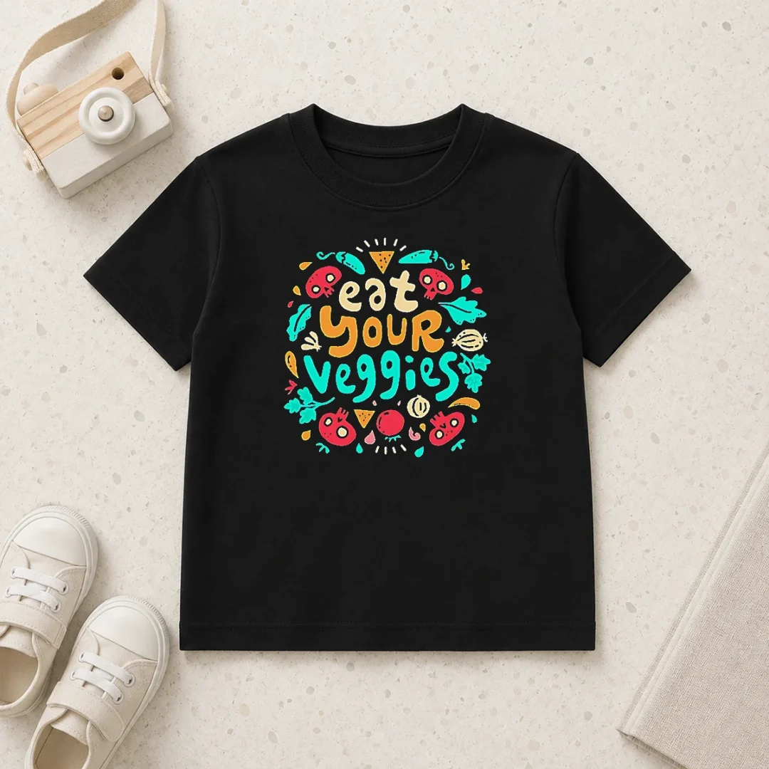 hot-funny-eat-your-veggies-healthy-eating-vegetables-kids-t-shirt Hot Funny Eat Your Veggies Healthy Eating Vegetables Kids T-Shirt