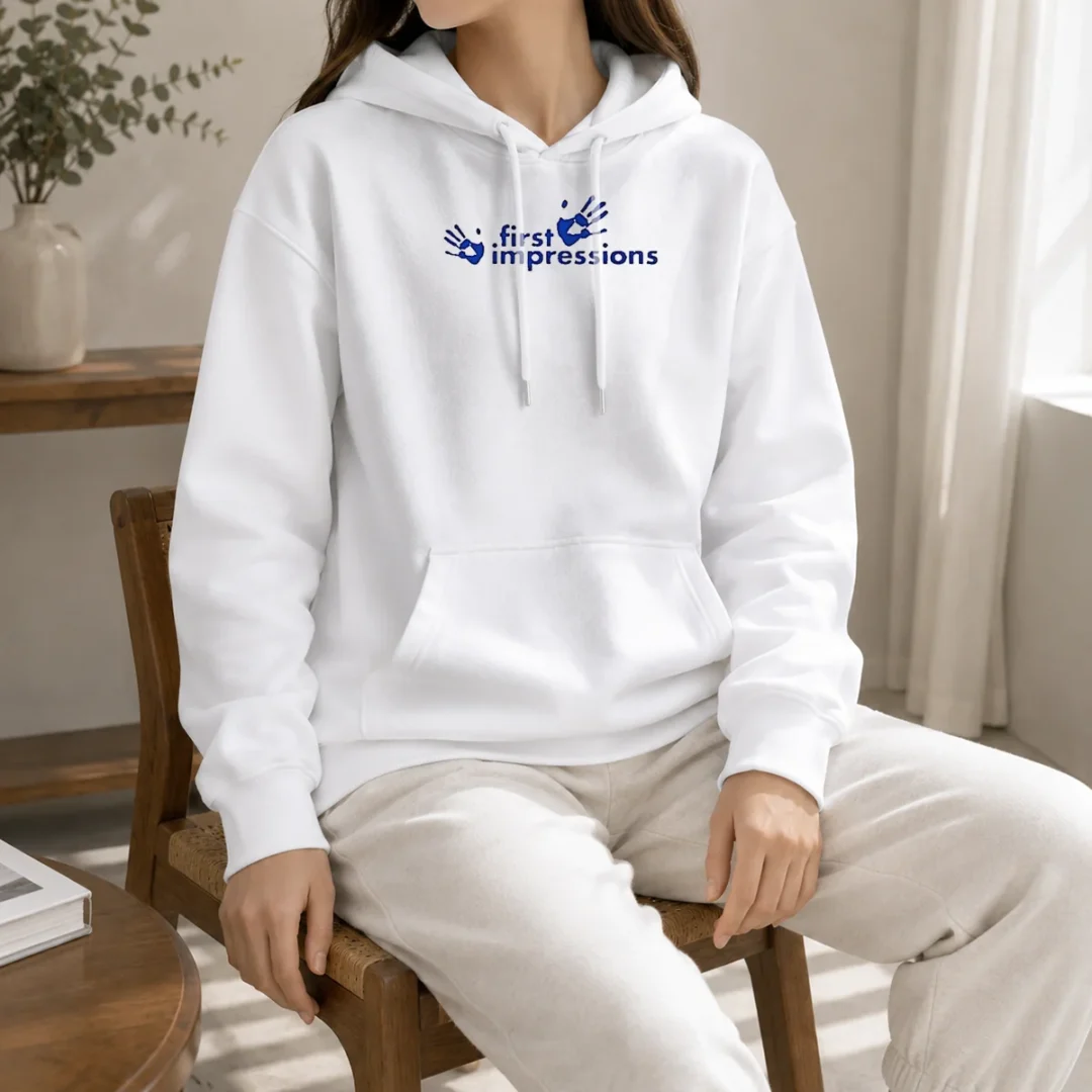 hot-funny-first-impressions-handprint-logo-hoodie Hot Funny First Impressions Handprint Logo Hoodie