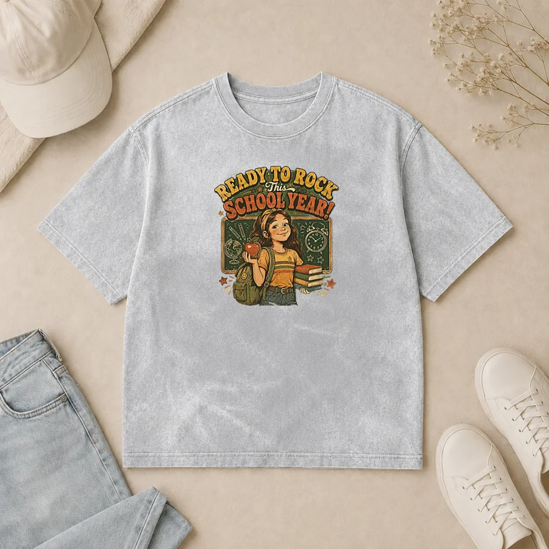 Hot Good Back To School Vintage Student Pride Washed T Shirt Hot Good Back To School Vintage Student Pride Washed T-Shirt