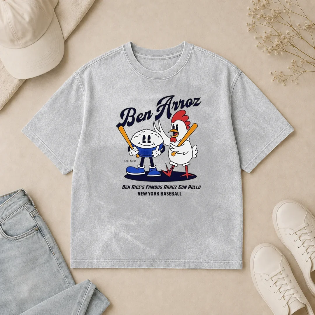 Hot Good Ben Rice New York Yankees MLB Ben Arroz Famous Arroz Con Pollo New York Baseball Washed T Shirt Hot Good Ben Rice New York Yankees MLB Ben Arroz Famous Arroz Con Pollo New York Baseball Washed T-Shirt