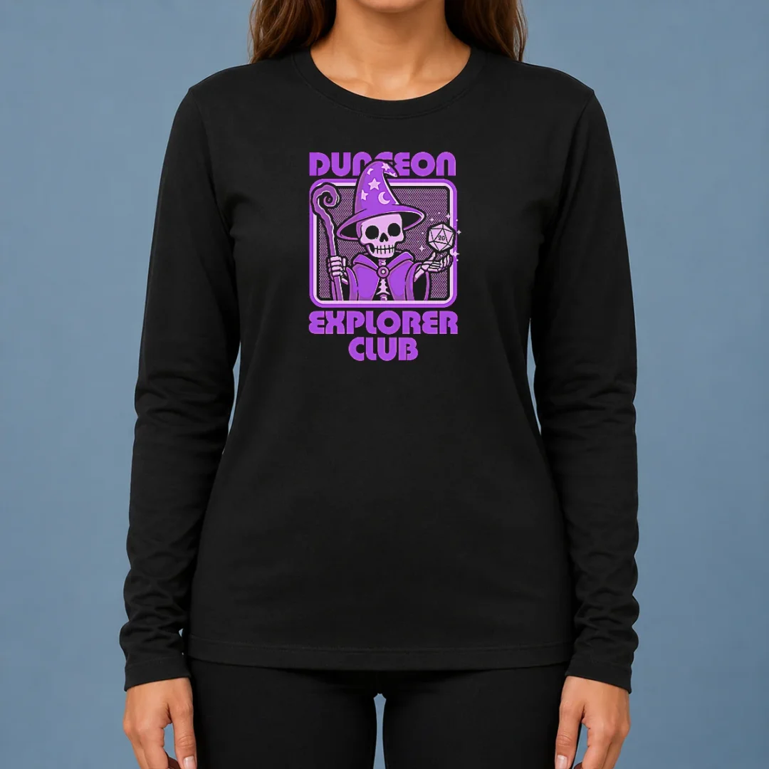 hot-good-rpg-mage-skull-long-sleeve-shirt Hot Good RPG Mage Skull Long Sleeve Shirt