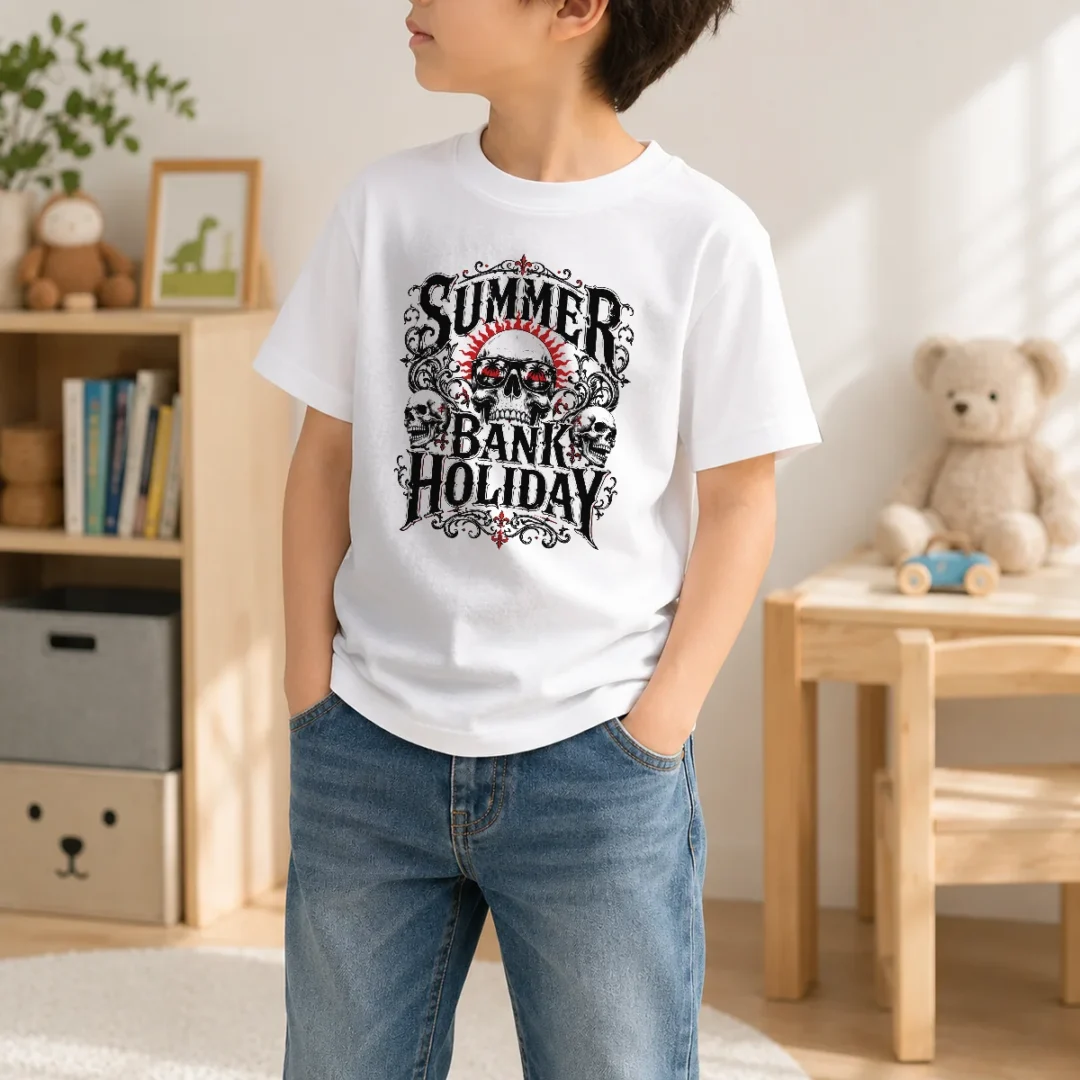 hot-gothic-skull-sunglasses-summer-bank-holiday-kids-t-shirt-kid-t-shirt Hot Gothic Skull Sunglasses Summer Bank Holiday Kids T-Shirt