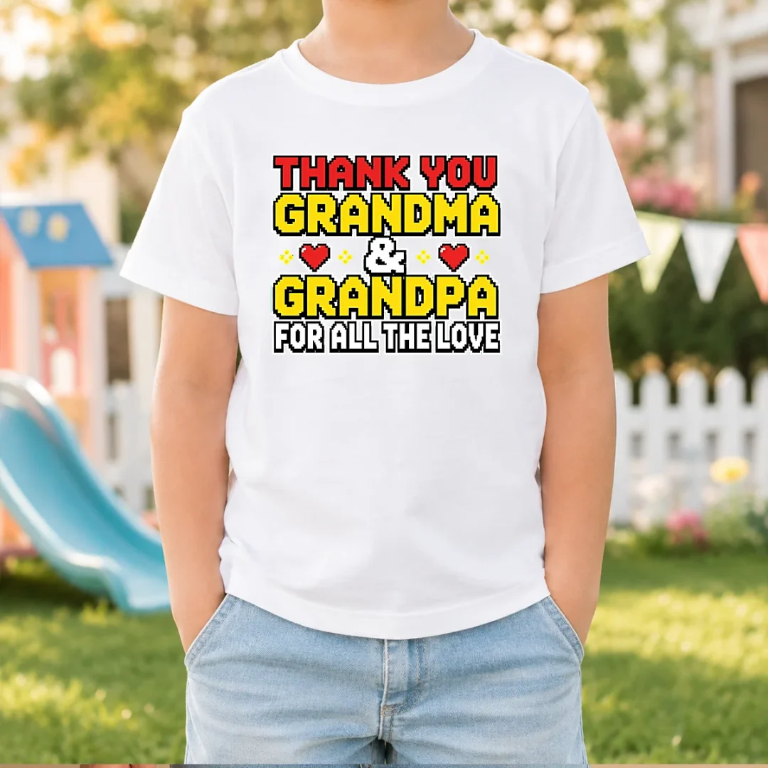 hot-grandparents-day-appreciation-gift-family-love-kids-t-shirt Hot Grandparents Day Appreciation Gift Family Love Kids T-Shirt