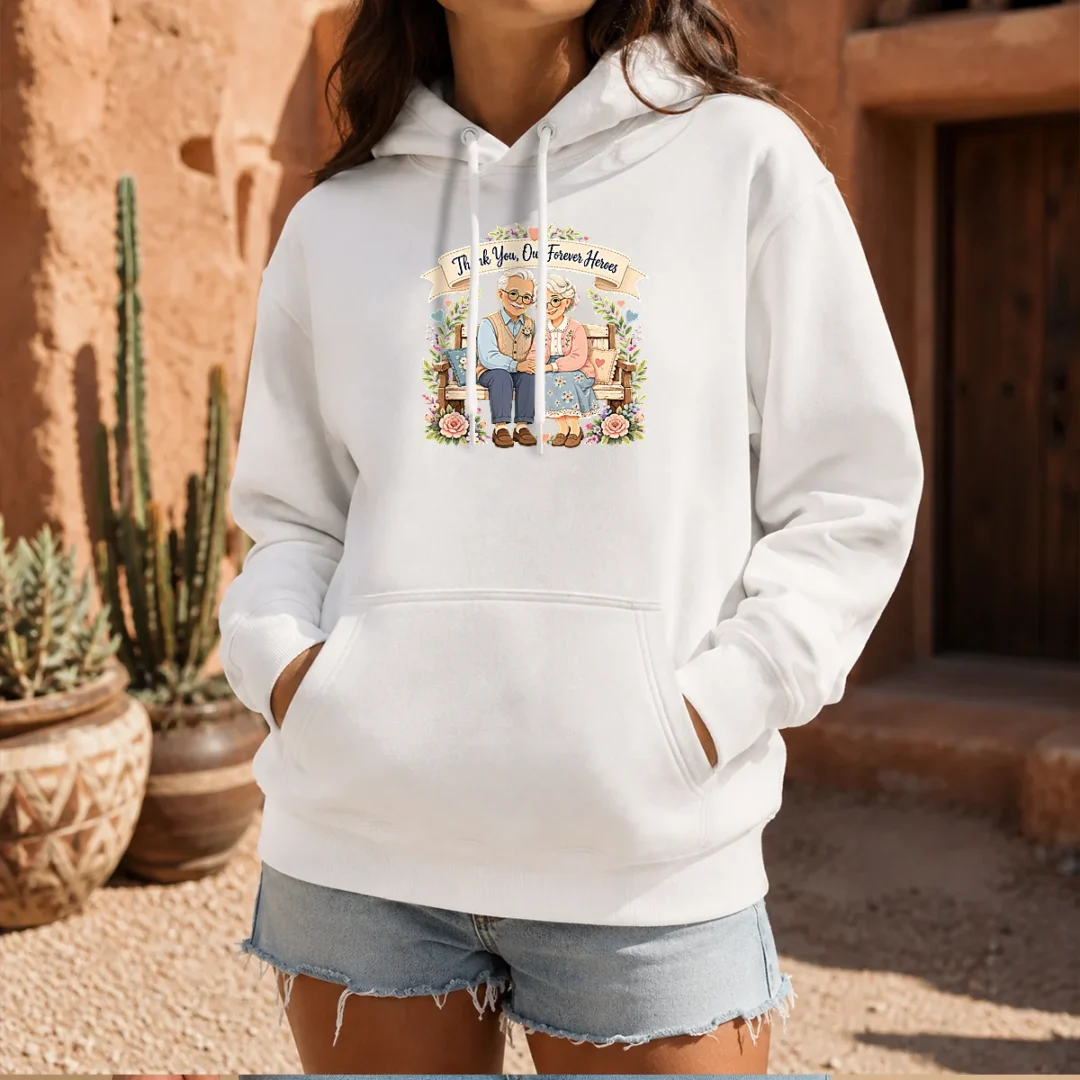 hot-grandparents-day-forever-heroes-vector-hoodie Hot Grandparents Day Forever Heroes Vector Hoodie