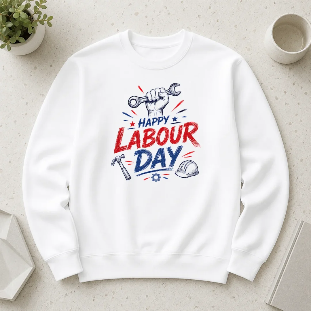 hot-happy-labour-day-sketch-hand-wrench-hammer-tools-sweater Hot Happy Labour Day Sketch Hand Wrench Hammer Tools Sweater