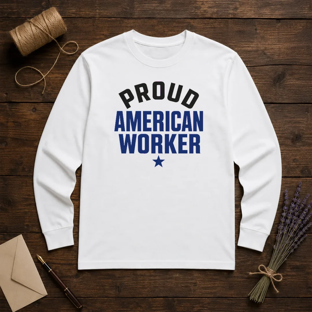 hot-labour-day-proud-american-worker-minimalist-long-sleeve-shirt Hot Labour Day Proud American Worker Minimalist Long Sleeve Shirt