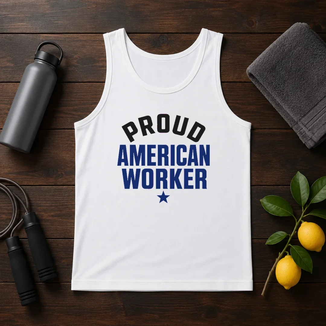 hot-labour-day-proud-american-worker-minimalist-tank-top Hot Labour Day Proud American Worker Minimalist Tank Top