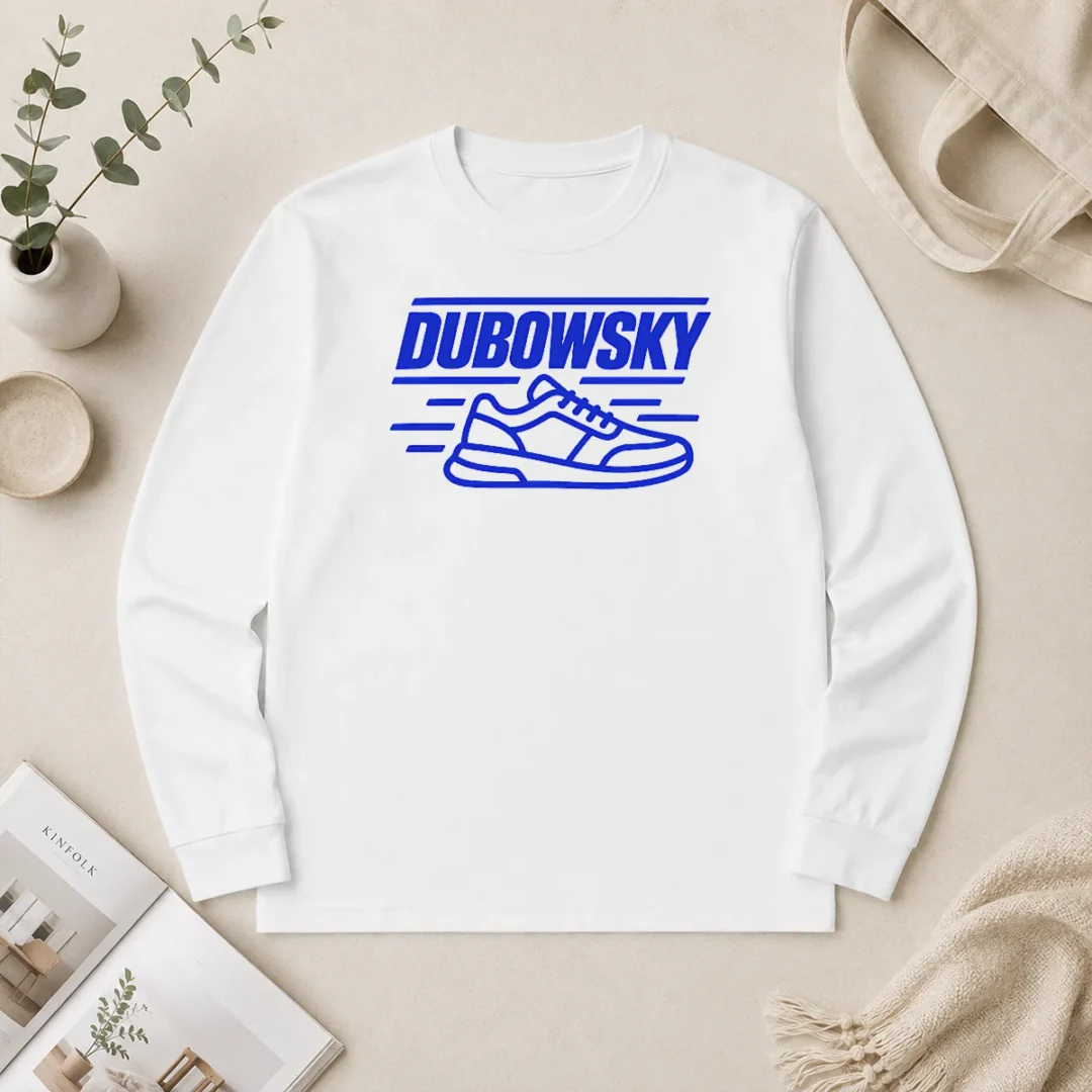 Hot Nice Dubowsky Sneaker Speed Lines Minimalist Logo Long Sleeve Shirt Hot Nice Dubowsky Sneaker Speed Lines Minimalist Logo Long Sleeve Shirt