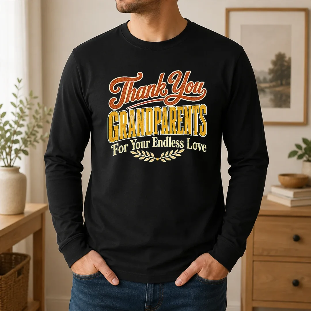 Hot Nice Grandparents Day Thank You Heartfelt Vector Long Sleeve Shirt Hot Nice Grandparents Day Thank You Heartfelt Vector Long Sleeve Shirt