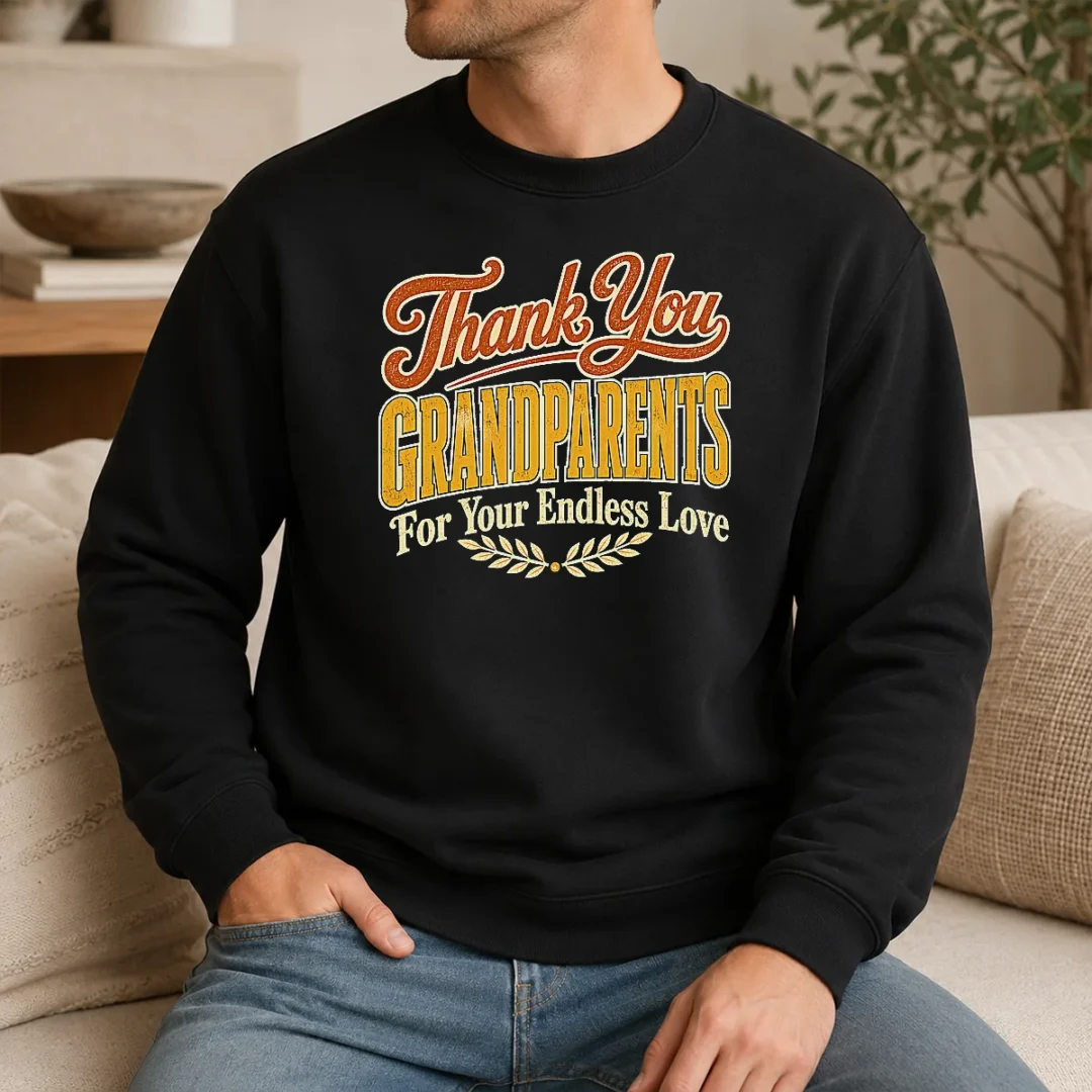 Hot Nice Grandparents Day Thank You Heartfelt Vector Sweater Hot Nice Grandparents Day Thank You Heartfelt Vector Sweater