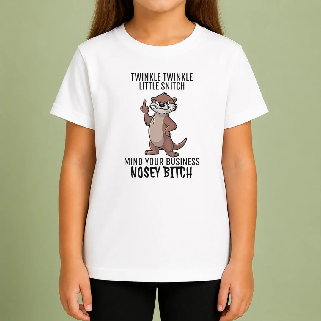 hot-nice-twinkle-twinkle-little-snitch-mind-your-business-nosey-bitch-otter-kids-t-shirt Hot Nice Twinkle Twinkle Little Snitch Mind Your Business Nosey Bitch Otter Kids T-Shirt