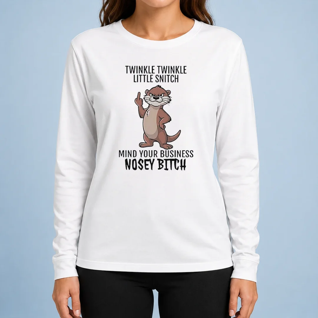 hot-nice-twinkle-twinkle-little-snitch-mind-your-business-nosey-bitch-otter-long-sleeve-shirt Hot Nice Twinkle Twinkle Little Snitch Mind Your Business Nosey Bitch Otter Long Sleeve Shirt