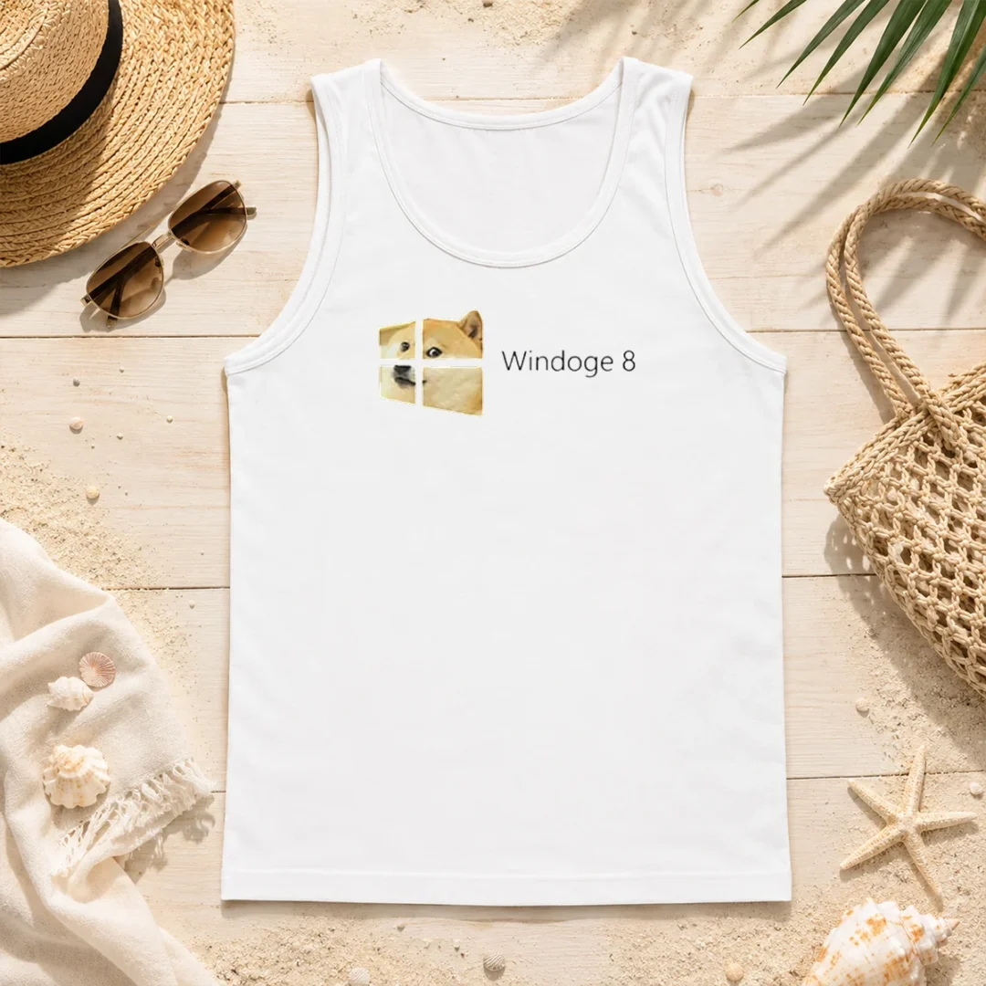 Hot Nice Windoge 8 Doge Windows Logo Tank Top Hot Nice Windoge 8 Doge Windows Logo Tank Top