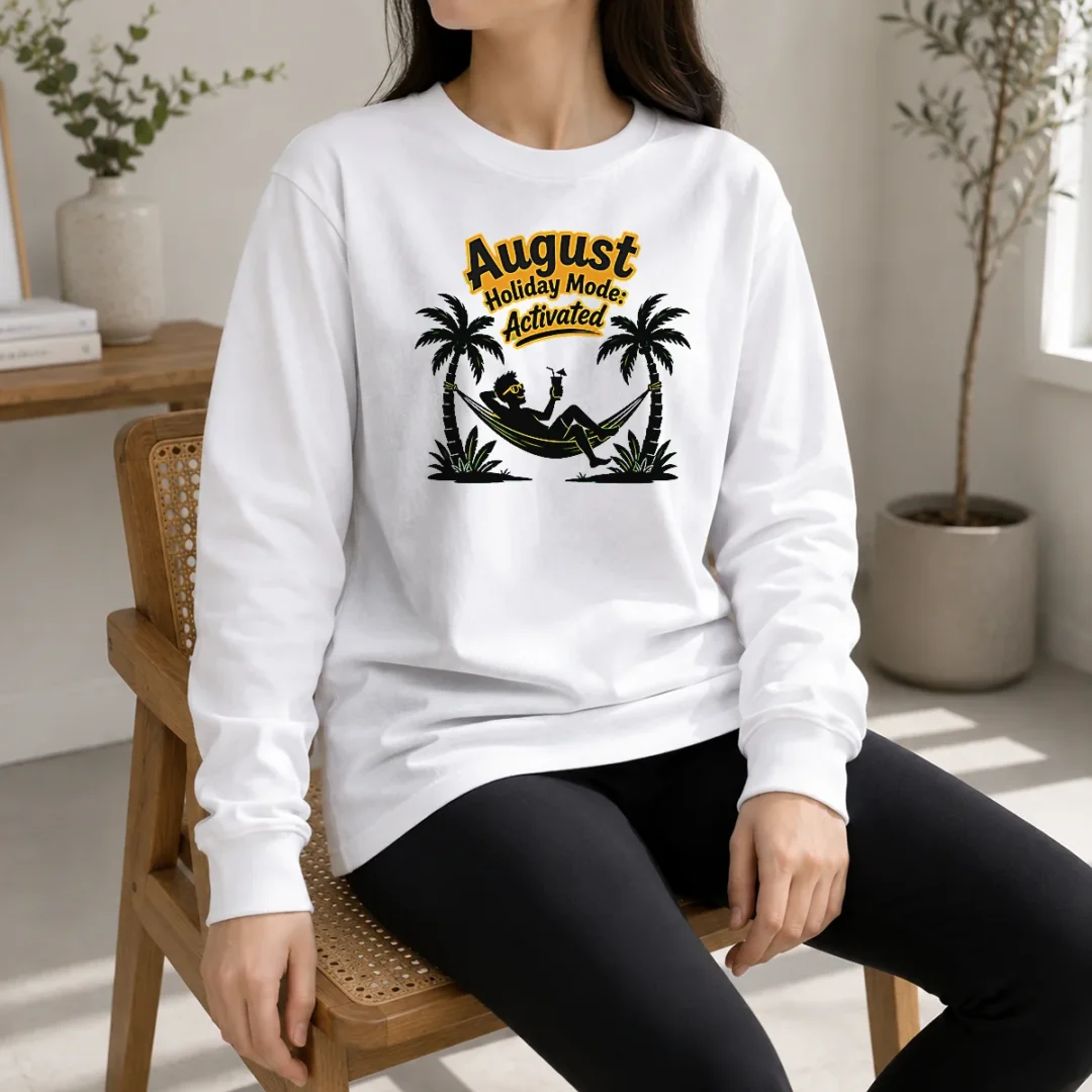 hot-official-august-holiday-silhouette-for-proud-summer-relaxers-long-sleeve-shirt Hot Official August Holiday Silhouette For Proud Summer Relaxers Long Sleeve Shirt