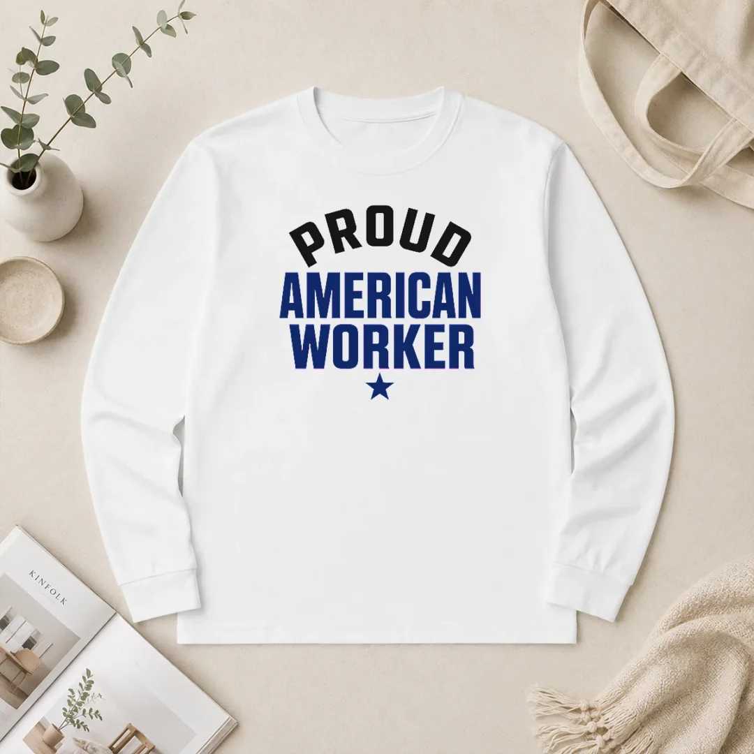 Hot Official Labour Day Proud American Worker Minimalist Long Sleeve Shirt Hot Official Labour Day Proud American Worker Minimalist Long Sleeve Shirt
